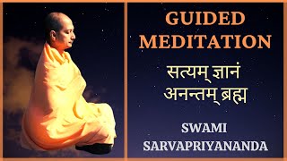 Guided Meditation Satyam Jnanam Anantam Brahma  Swami Sarvapriyananda [upl. by Ednew]