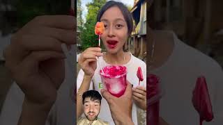 strawberry ice cream satisfying comedy funny fruit strawberry [upl. by Sikko]