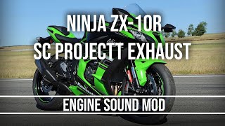 Kawasaki Ninja ZX10R SC Project Exhaust Sound Mod  FiveM  GTA 5 V [upl. by Htez]