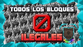 Survival 112 Ep156 Consigo TODOS los bloques ILEGALES de Minecraft [upl. by Clapper]