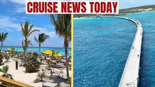 Cruise Resort Has 12 Mile Pier Cruise Ship Acts as Hotel [upl. by Attemaj]