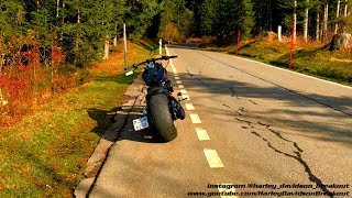 HarleyDavidson FXSB Breakout Autumn Rideout 281017 [upl. by Lrak]