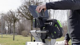 KAPEX KSC 60  cordless sliding compound mitre saw  Festool [upl. by Mcculloch]