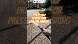 howto prepare driveway for pressurewashing [upl. by Primo]