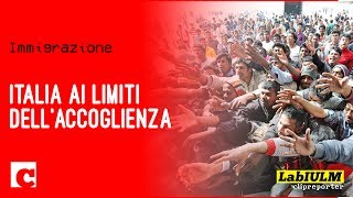 IMMIGRAZIONE ITALIA AI LIMITI DELLACCOGLIENZA [upl. by Oznola635]