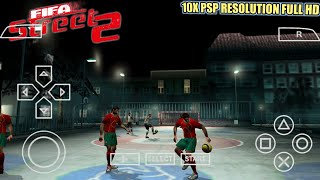 Keren  Coba Game FIFA Street 2 Setting Grafik 10X PSP Lebih HD [upl. by Marin151]