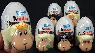 Kinder Überraschung  Oster Schafe mit Eierbecher Kinder Surprise [upl. by Iatnwahs]