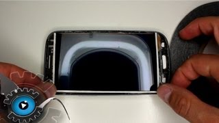 Samsung Galaxy S3 Glas Wechseln Tauschen unter 20€ Reparieren GermanDeutsch Teil 3 [upl. by Tingey]