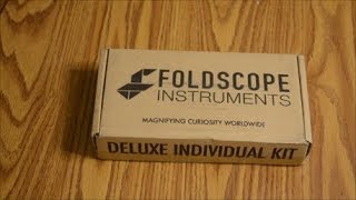 Foldscope Unboxing and First Looks [upl. by Berghoff973]