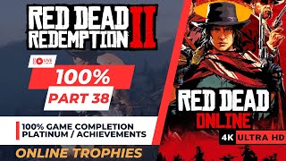 Red Dead Redemption 2  100 Platinum  Achievements Walkthrough  Part 38 Online Trophies [upl. by Nicoline]