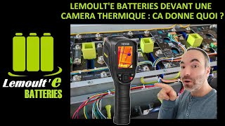 Lemoulte Batteries zieutées par une caméra thermique  VEVOR SC240M [upl. by Uamak]