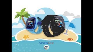 Wonlex GPS kids watch Setracker GW400S waterproof Smart watch New color Black [upl. by Leribag]