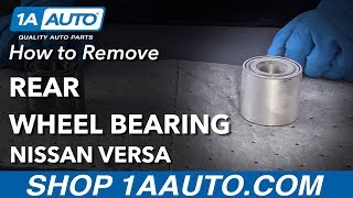 How to Replace Rear Wheel Bearing 1219 Nissan Versa [upl. by Kelwin163]