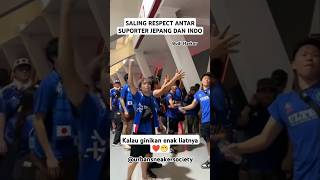 MOMEN SUPORTER INDO DAN JEPANG NYANYI BARENG LAGU SAYONARA [upl. by Ahtekahs]