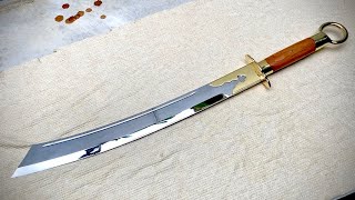 How l made a sword from an old spring [upl. by Ailiec544]