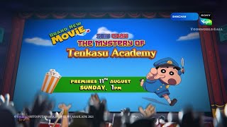 Shinchan The Mystery of Tenkasu Academy  Hindi Promo  11th August 2024 [upl. by Nnyllatsyrc]