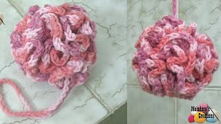 Crochet Loofah Tutorial ˚◦○🫧  Free Crochet Patterns for the Bathroom 🛁˚○•  Crochet loofahs [upl. by Lose]