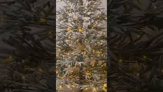 2024 Christmas  Would you like this flocked Christmas tree  christmas xmas christmastree [upl. by Eaned]