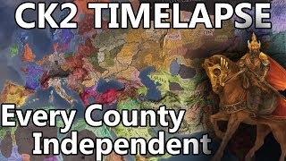 Every County Independent  CK2 Timelapse [upl. by Ainatit]