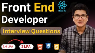 Front End Developer Interview Questions for Freshers  HTML CSS and JavaScript [upl. by Tartaglia]