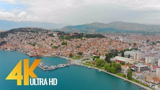 4K Lake Ohrid Macedonia  Relax Video  Short Travel GuideTravel Journal [upl. by Horwitz812]