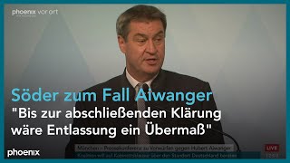 Bayerische Landesregierung Söder zur Causa Aiwanger [upl. by Aracot]