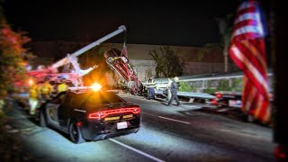 Fleeing Driver Crash Lands in Home We Interview Passengers Involved  CULVER CITY CA [upl. by Notlit]