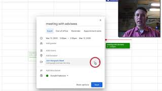 Setting up a Google quotmeetquot from within Google calendar [upl. by Anikal]