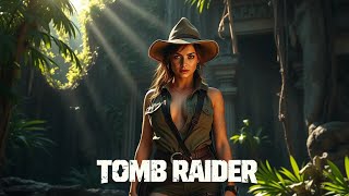 TOMB RAIDER  TRÁILER de LARA CROFT en SUPER PANAVISION 70  AÑOS 1950  GENERADO por IA [upl. by Hite455]