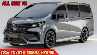 ALL NEW 2026 Toyota Sienna Revealed  Full Digital Redesign for the Fourth Generation Minivan [upl. by Brink796]