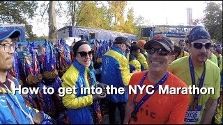 NYC Marathon Hacks How to Get In [upl. by Lawler]