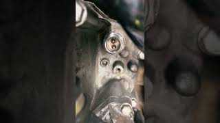 Prt 2 Installing Engine Block Heater DD15 freightliner Cascadia 2017 shorts reels mechanic [upl. by Dougy]