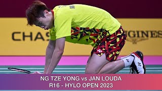 Ng Tze Yong vs Jan Louda  Badminton Hylo Open 2023 [upl. by Nylad]