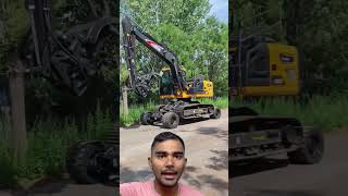 JCB machine me Chake Lagna Suru Ho gaye shortsfeed shortsreels amazingfacts jcb [upl. by Lienhard]