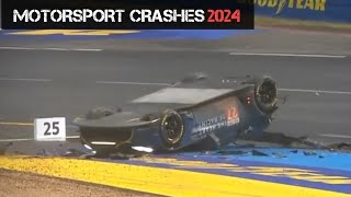 Motorsport Crash Compilation 2024 June Part 3 [upl. by Eimot]