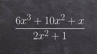 Dividing polynomials using long division [upl. by Ulrikaumeko]