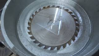 Cleaning Circular Saw Blades  Best Cleaner  Industrial Purple [upl. by Mij]