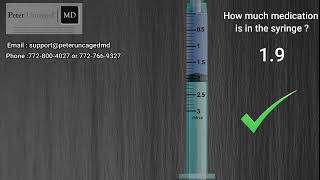 How to read a syringe [upl. by Mccall]