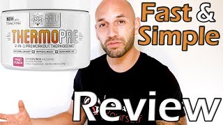 Thermo Pre  Thermogenic Pre Workout Review [upl. by Aeriel]