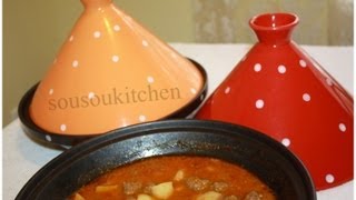 Tajine de boulettes de viande hachéetajine kefta طجين بالكفتة  Meat ball tagine [upl. by Crista]