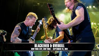 Metallica Blackened amp Overkill New York NY  September 14 2011 [upl. by Orwin]