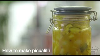 Best Ever Homemade Piccalilli Recipe  Good Housekeeping UK [upl. by Akimat549]