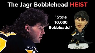 The Jagr Bobblehead Heist  Someone stole shipment of 10000 bobbleheads before game [upl. by Akiret]