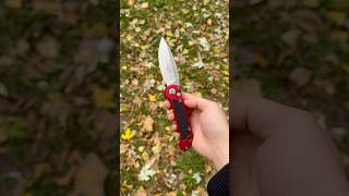 Microtech LUDT Gen III Drop Point Stonewash Red Titanium Clip Backspacer M390MK [upl. by Gunnar]