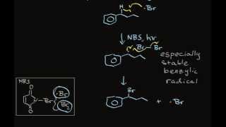 NBS Benzylic Bromination of Alkylbenzene Compounds [upl. by Nelan]