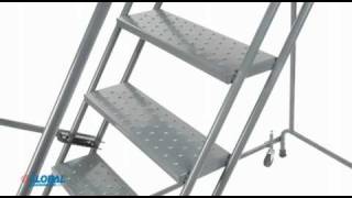 Industrial Steel Rolling Ladders [upl. by Rozalin261]