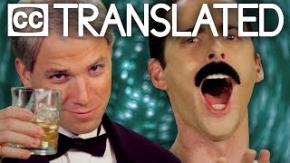 TRANSLATED Frank Sinatra vs Freddie Mercury Epic Rap Battles of History CC [upl. by Grimbald]