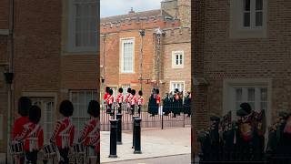 changingoftheguard kingsguard royalguards royalkingsguards royalband london royal viralvideo [upl. by Qifar96]