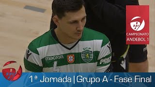 1ª Jornada  Grupo A  Fase Final  Campeonato Andebol 1 [upl. by Asirrac399]