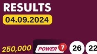 uwinn lottery results September Wednesday night 492024 POWER 7 GRAND 6 MAX 3 4 YOU SPIN 5 [upl. by Pownall910]